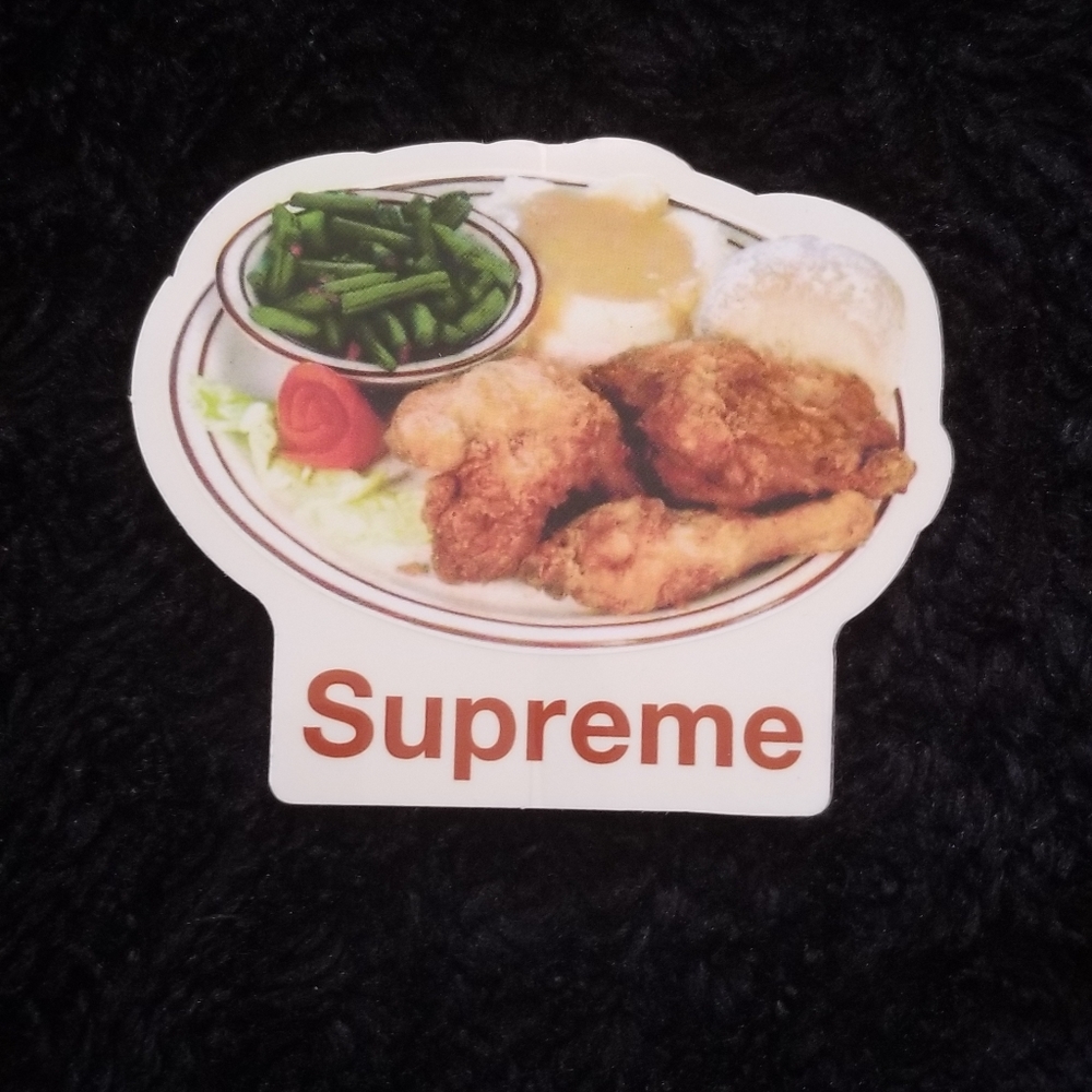 Chicken dinner sticker
